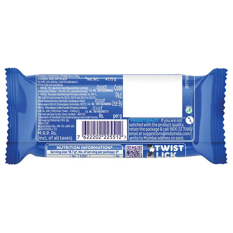 Cadbury Oreo Vanilla Flavour Cream Sandwich Biscuit