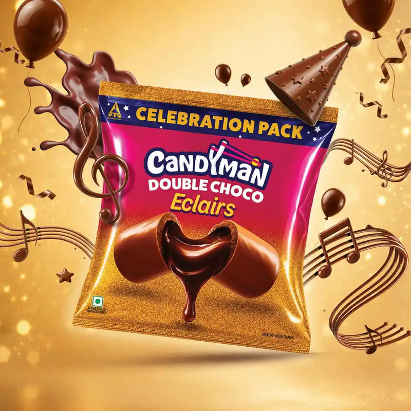 Candyman Double Choco Eclairs - Celebration Pack Candy