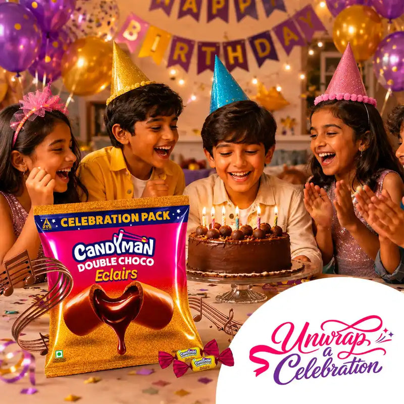 Candyman Double Choco Eclairs - Celebration Pack Candy