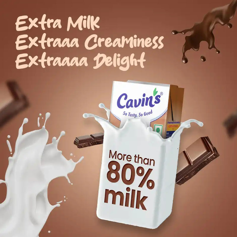 Cavin's Chocolate Milkshake, Rich & Creamy