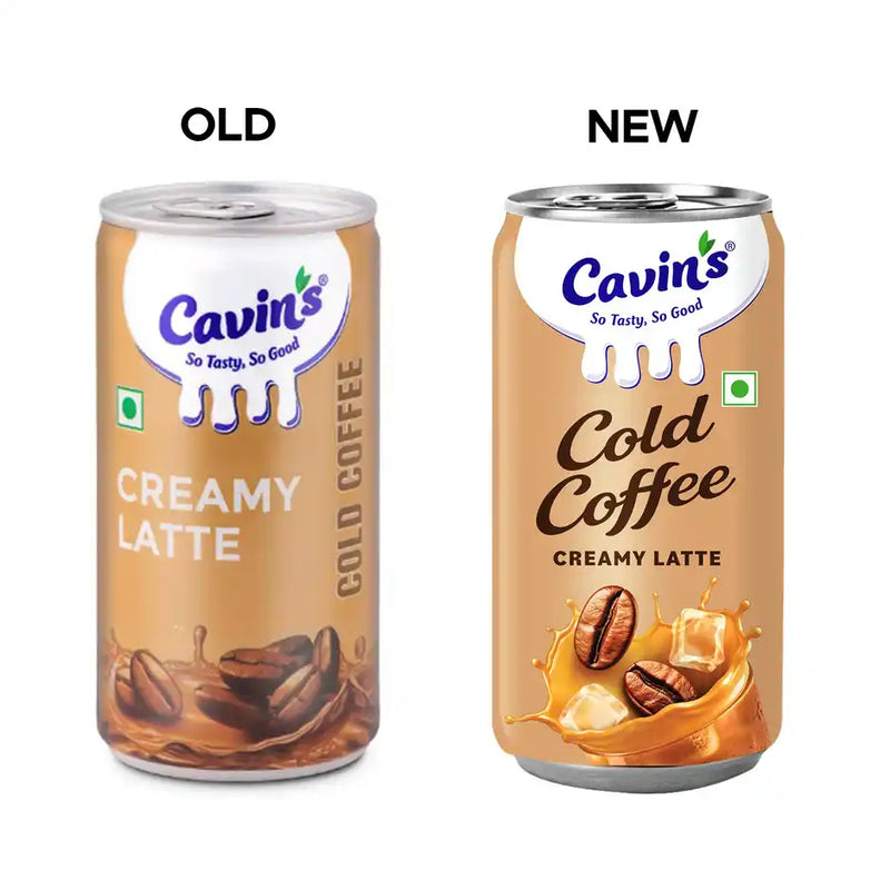 Cavin's Creamy Latte Cold Coffee | Cafe Style, Ready to Drink