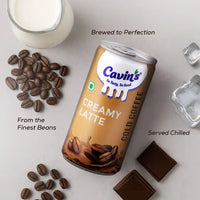Cavin's Creamy Latte Cold Coffee | Cafe Style, Ready to Drink