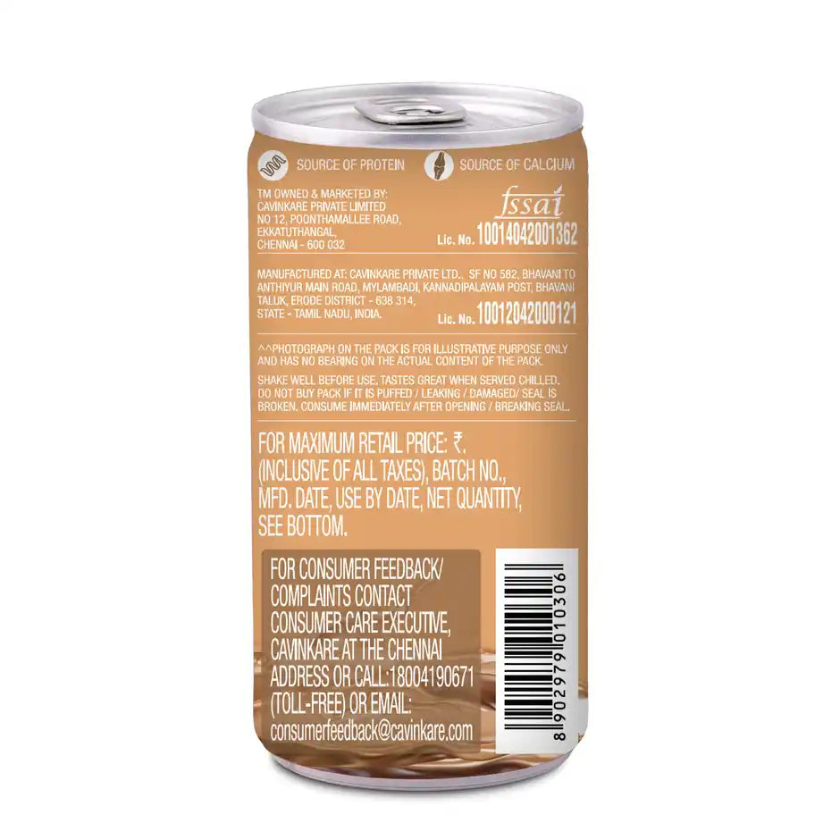 Cavin's Creamy Latte Cold Coffee | Cafe Style, Ready to Drink