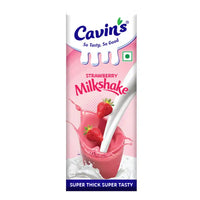 Cavin's Strawberry Milkshake, Rich & Creamy