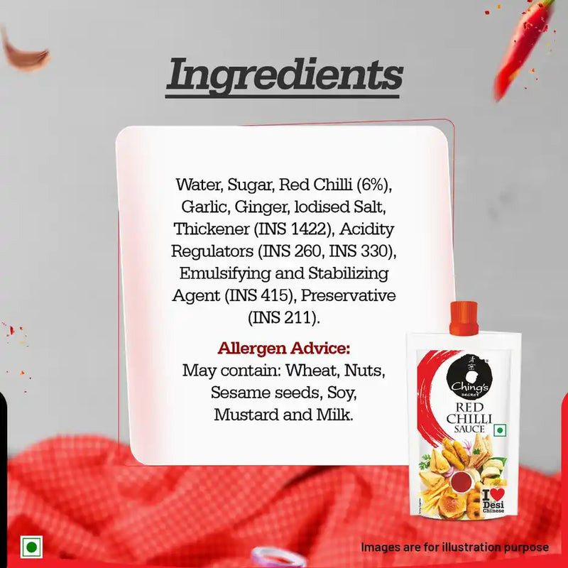 Ching's Secret Red Chilli Sauce 90g Pouch