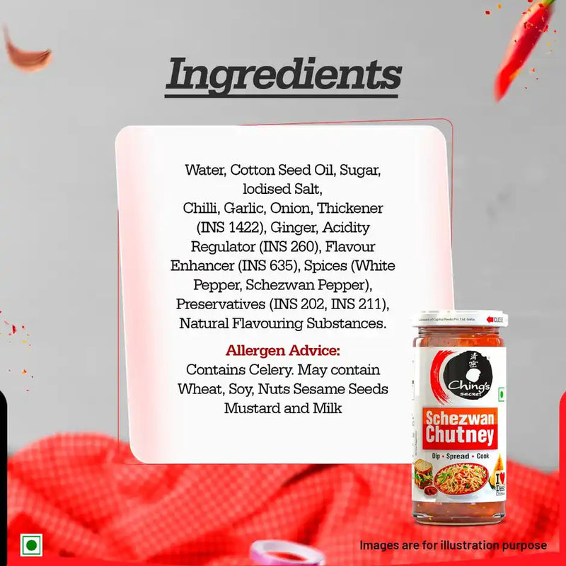 Ching's Secret Schezwan Chutney | 250 g Jar