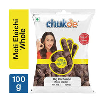 Chuk De Black Cardamom Whole (Badi Elaichi) 100g Pouch