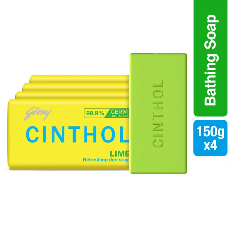 Cinthol Lime Bath Soap - Value Pack, For Men & Women