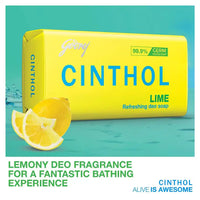 Cinthol Lime Bath Soap - Value Pack, For Men & Women