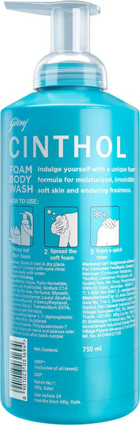 Cinthol Cool Foaming Body Wash