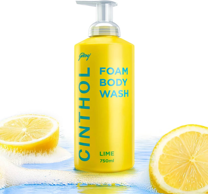 Cinthol Lime Foam Body Wash
