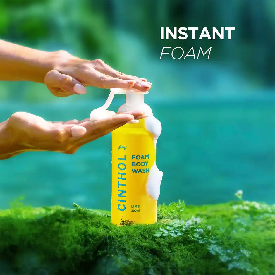 Cinthol Lime Foam Body Wash