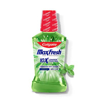 Colgate Plax Fresh Tea Mouthwash, 0% Alcohol, Antibacterial Mouth Wash for Bad Breath