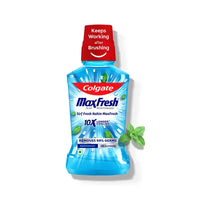 Colgate Plax Pepper Mint Mouthwash, 0% Alcohol, Antibacterial Mouth Wash for Bad Breath