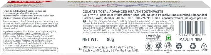 Colgate Total Advanced Health Antibacterial Toothpaste