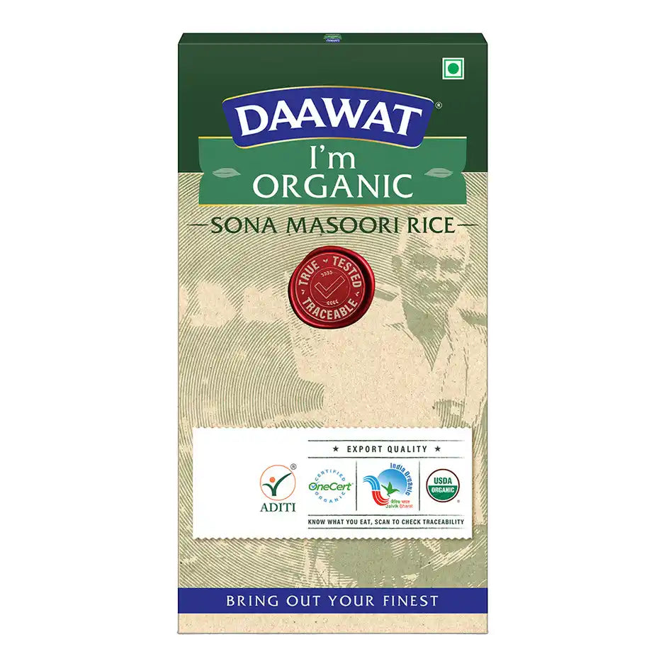 Daawat I'm Organic Sona Masoori Rice