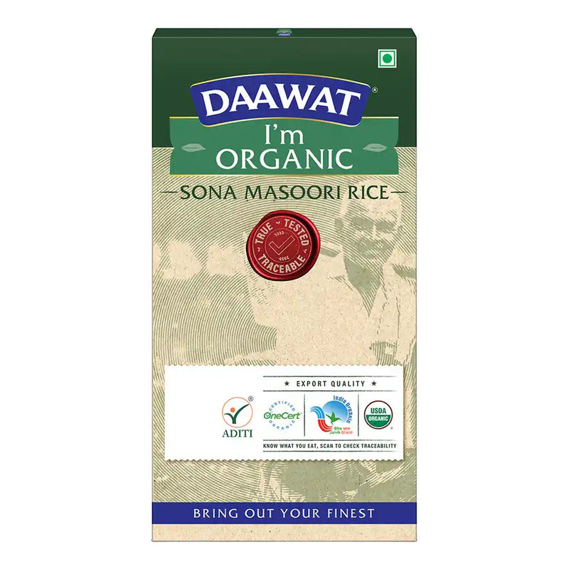Daawat I'm Organic Sona Masoori Rice