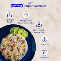 Daawat Super Pure Basmati Rice | Extra Long Grain