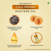 Dabur Mustard (Sarson) Cold Pressed Oil | Cooking Oil