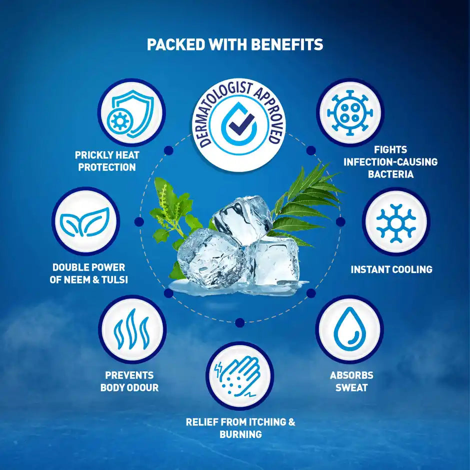 Dermicool Prickly Heat Powder Menthol Regular