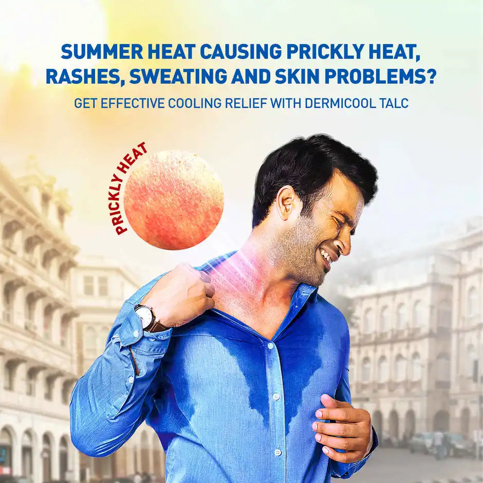 Dermicool Prickly Heat Powder Menthol Regular