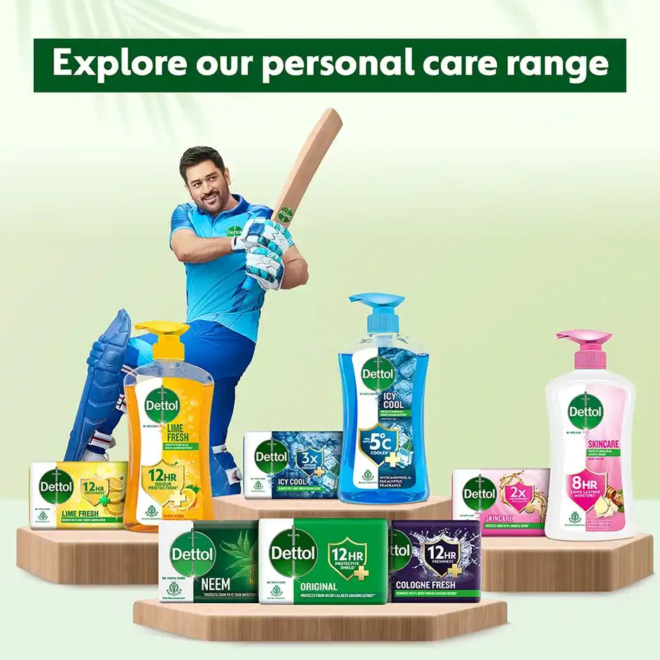 Dettol Original Bathing Soap Bar with 12hr Protective Shield