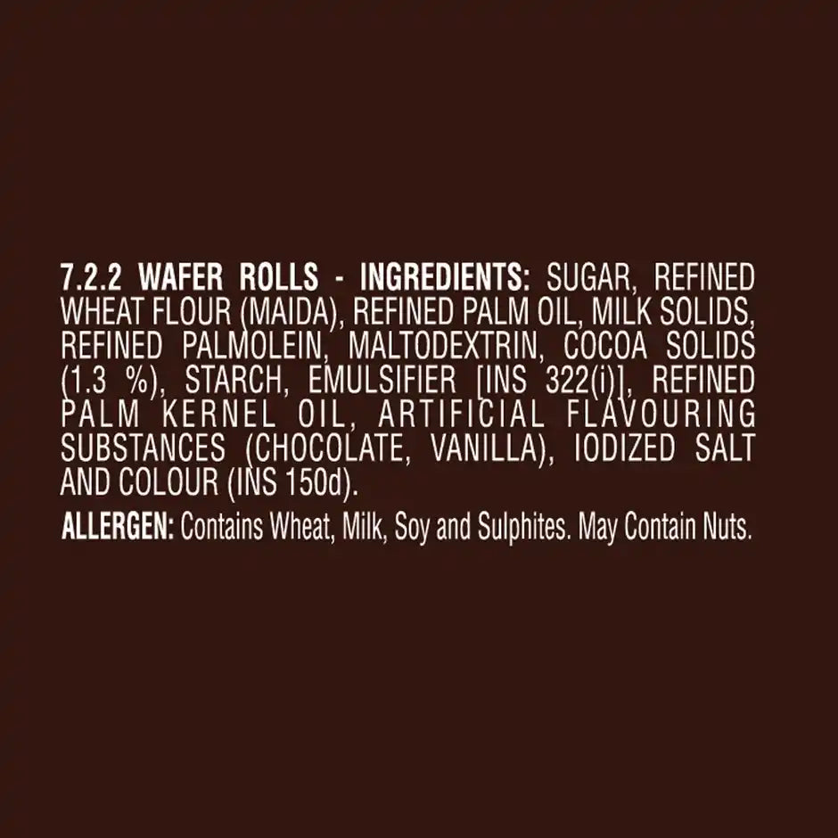 Dukes Waffy Chocolate Wafer Rolls