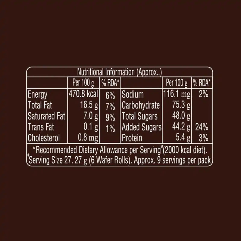 Dukes Waffy Chocolate Wafer Rolls
