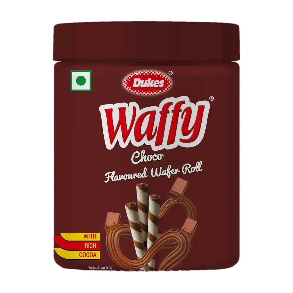 Dukes Waffy Chocolate Wafer Rolls