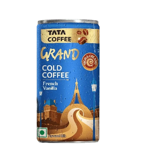Tata Coffee Grand Ready To Drink Cold Coffee, French Vanilla, Flavoured Milk