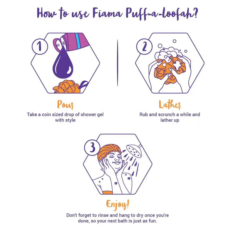 Fiama Bath Essential Puff-a-Loofah