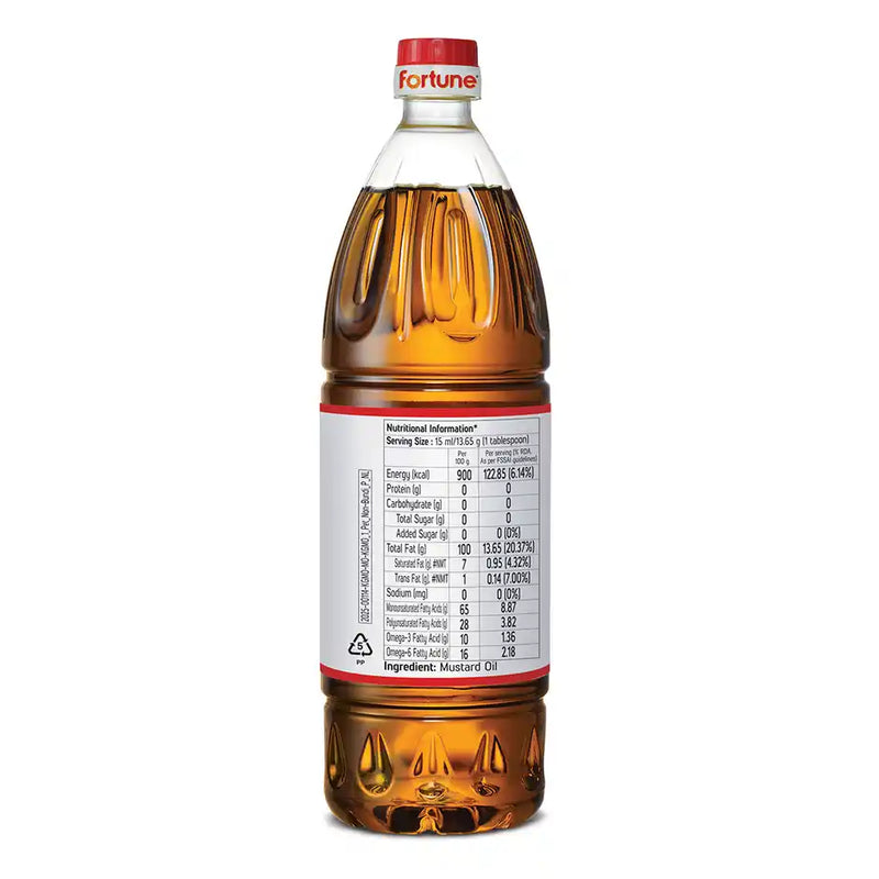 Fortune Kachi Ghani Mustard Oil | Bottle