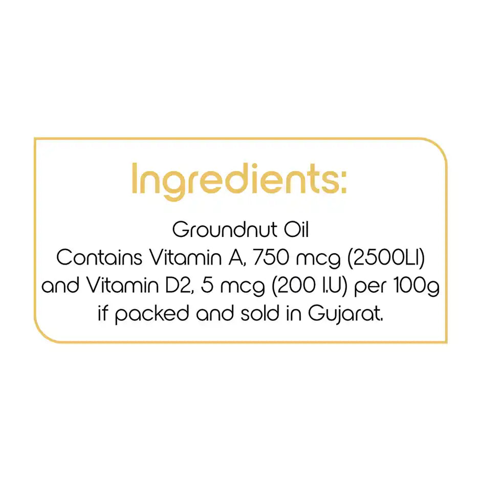 Fortune Pure Groundnut Oil Pouch