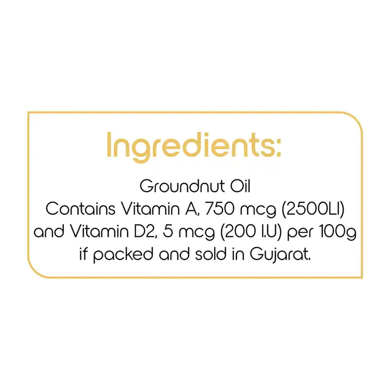 Fortune Pure Groundnut Oil Pouch