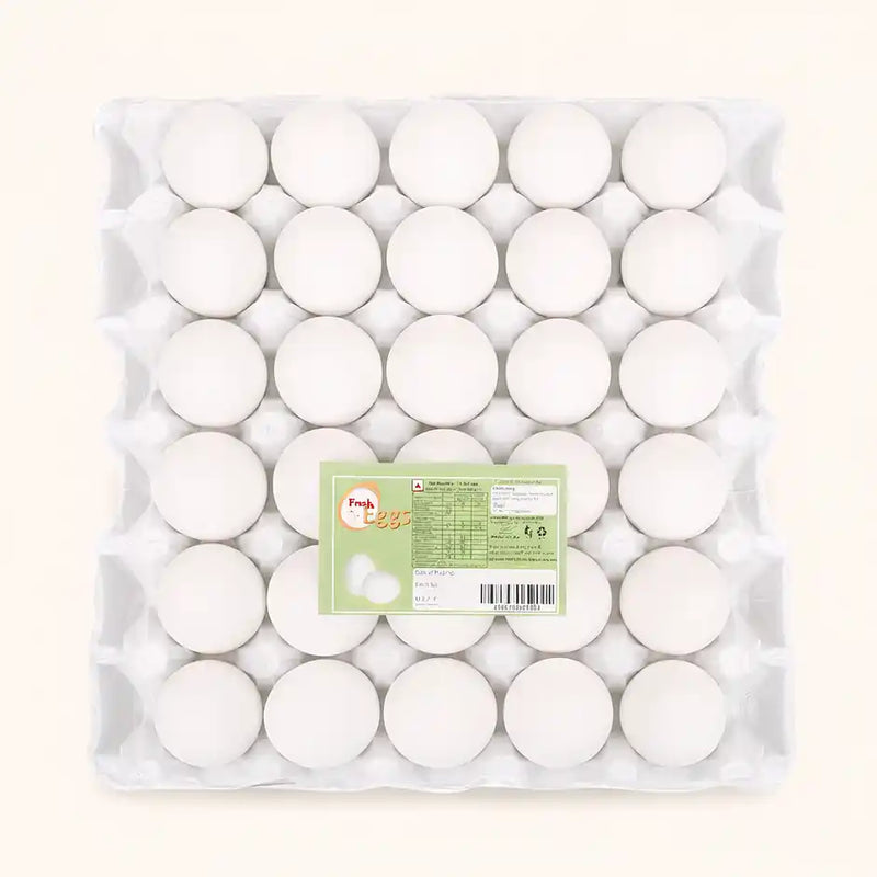 Fresh White Eggs
