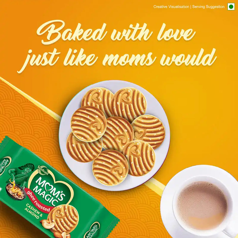 Ghee Roasted Cashew & Almond Biscuits by Sunfeast Mom's Magic