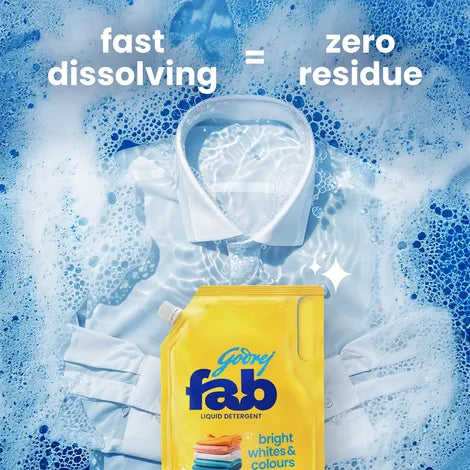 Godrej Fab Machine & Hashwash Detergent Liquid refill pouch