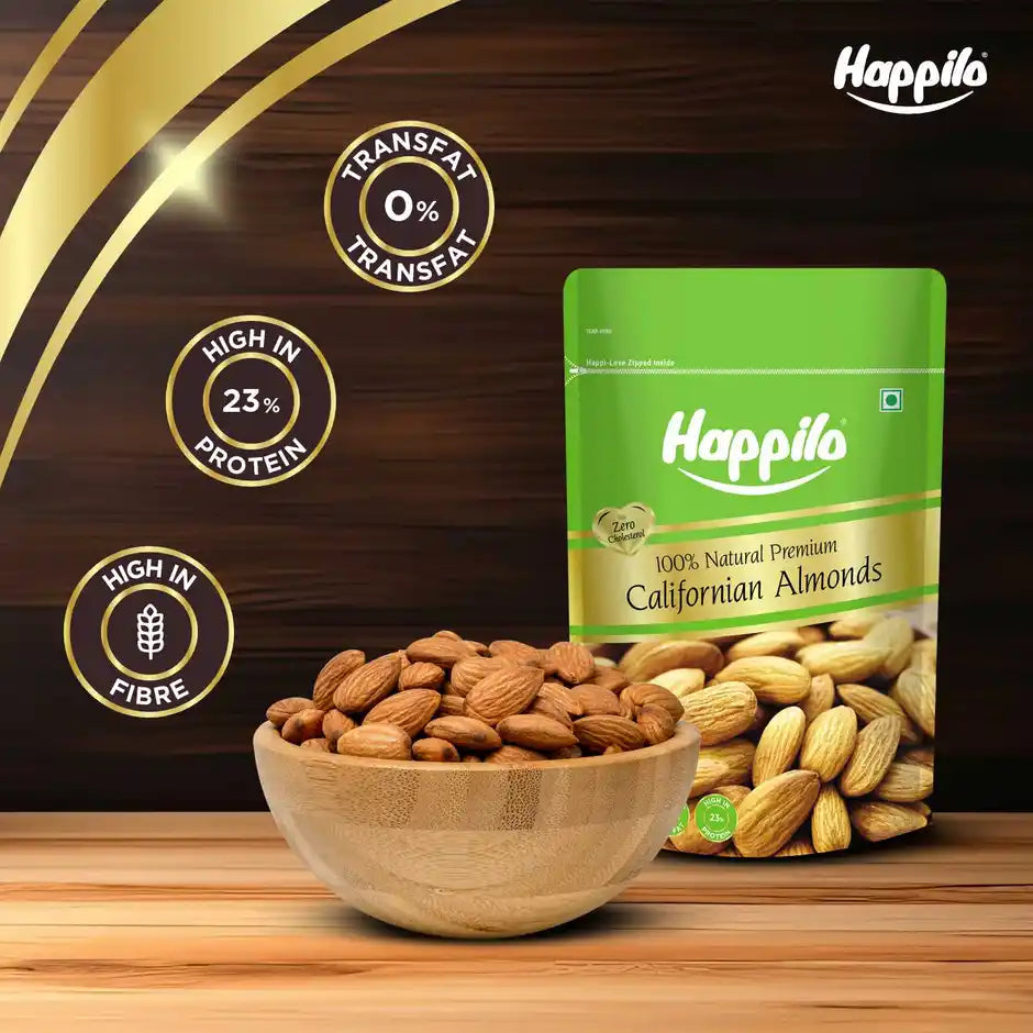 Happilo Premium California Almonds Badam