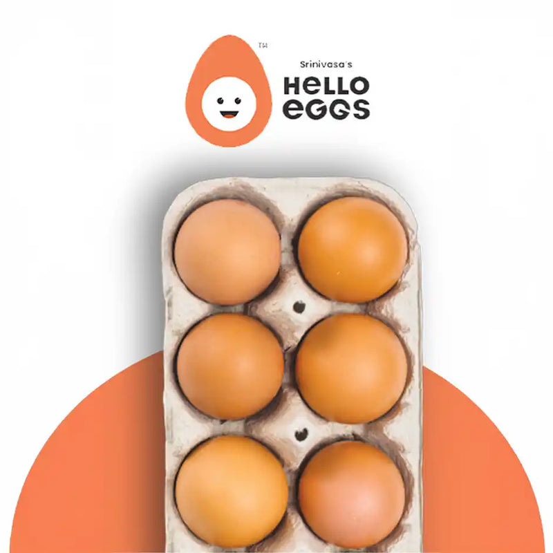 Hello Brown Eggs (Pack of 6)