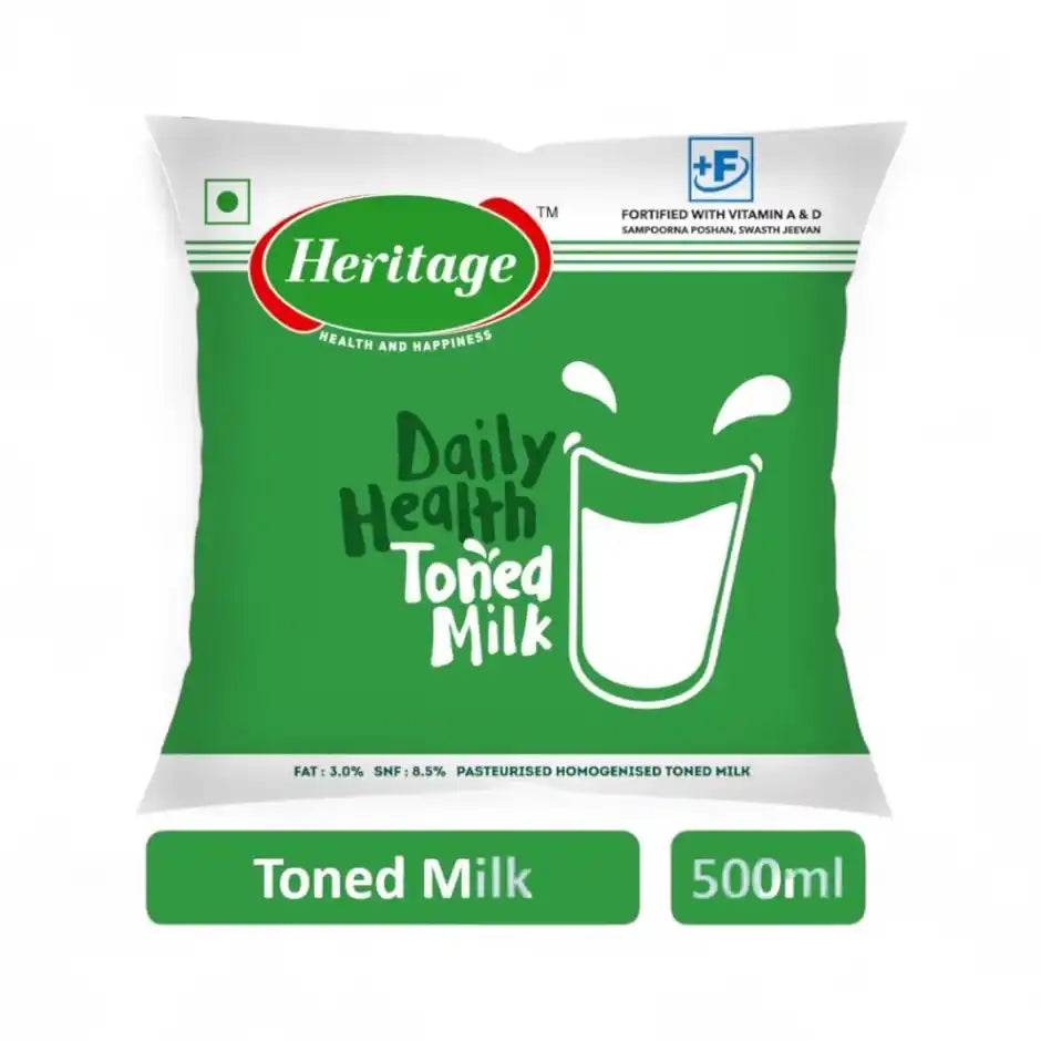 Heritage Toned Fresh Milk | Pouch