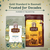 India Gate Biryani Gold Standard Basmati Rice | Perfectly Aged