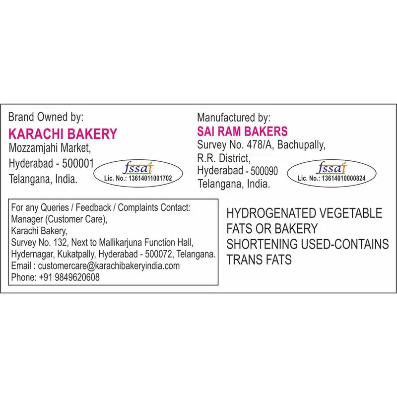 Karachi Bakery Fruit Biscuit