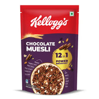 Kellogg's Chocolate Muesli | 12 In 1 Power Breakfast | No Maida | No Palm Oil | India's Tastiest Muesli