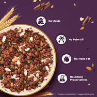 Kellogg's Chocolate Muesli | 12 In 1 Power Breakfast | No Maida | No Palm Oil | India's Tastiest Muesli