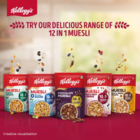 Kellogg's Chocolate Muesli | 12 In 1 Power Breakfast | No Maida | No Palm Oil | India's Tastiest Muesli