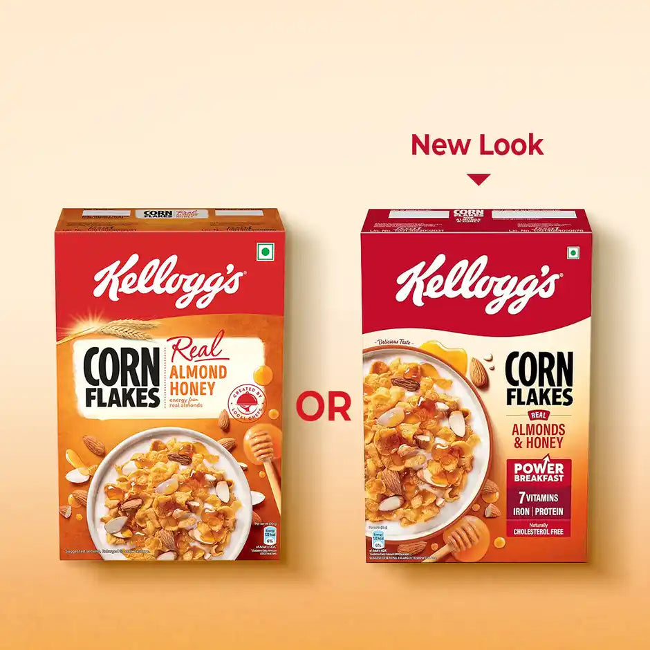 Kellogg's Corn Flakes Almonds & Honey Power Breakfast
