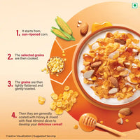Kellogg's Corn Flakes Almonds & Honey Power Breakfast
