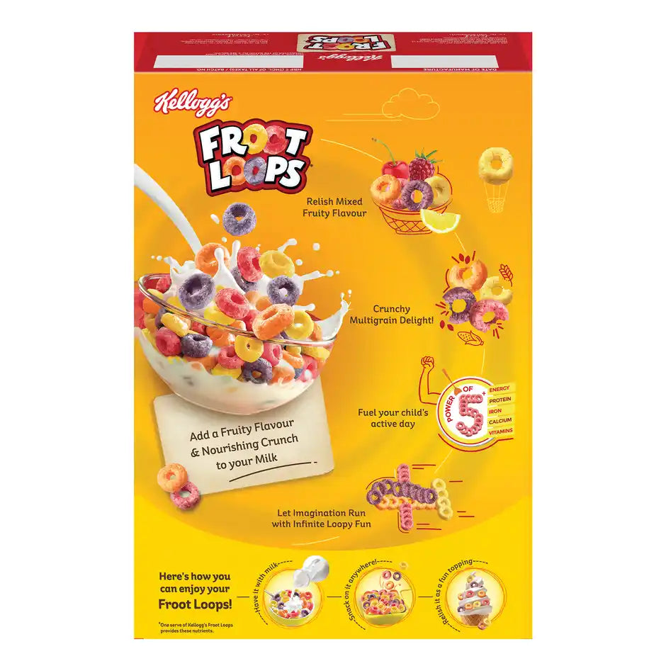Kellogg's Froot Loops - Crunchy Multigrain Cereal