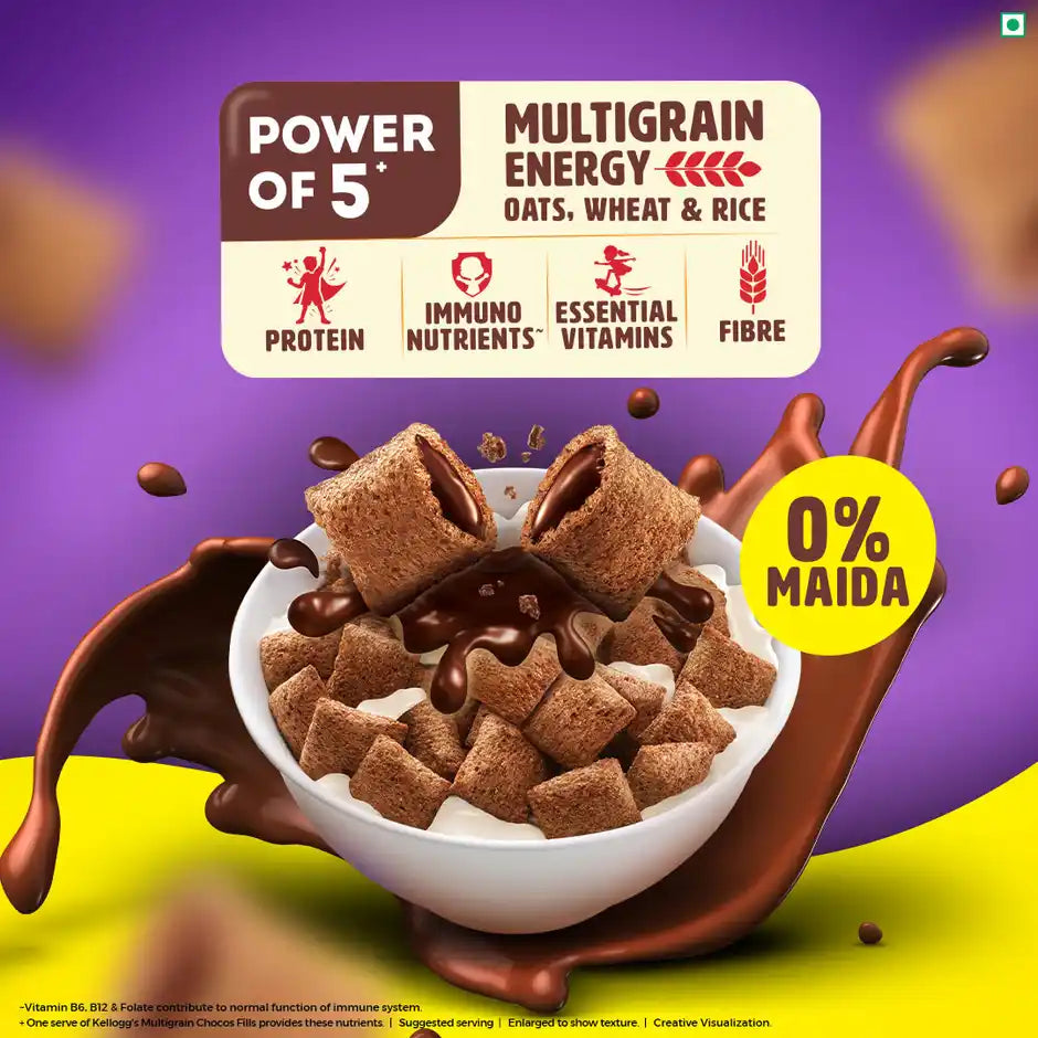 Kellogg's Multigrain Chocos Fills Double Chocolaty