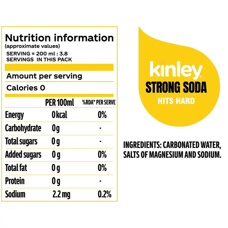 Kinley Soda 750ml